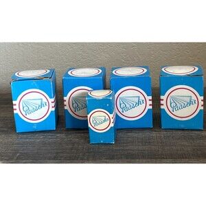 PAASCHE H Airbrush Glass Bottles Assemblies 3 Oz. Lot of 5 w/Original Boxes VNT